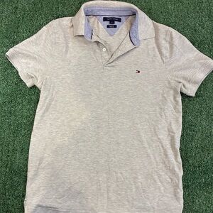 Tommy Hilfiger Light Gray Polo Shirt